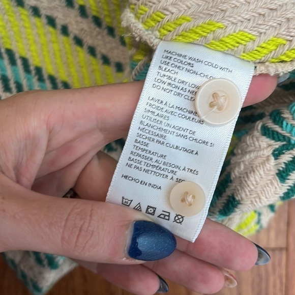 Urban Outfitters Green and Yellow Striped Jacket - Picture 6 of 9